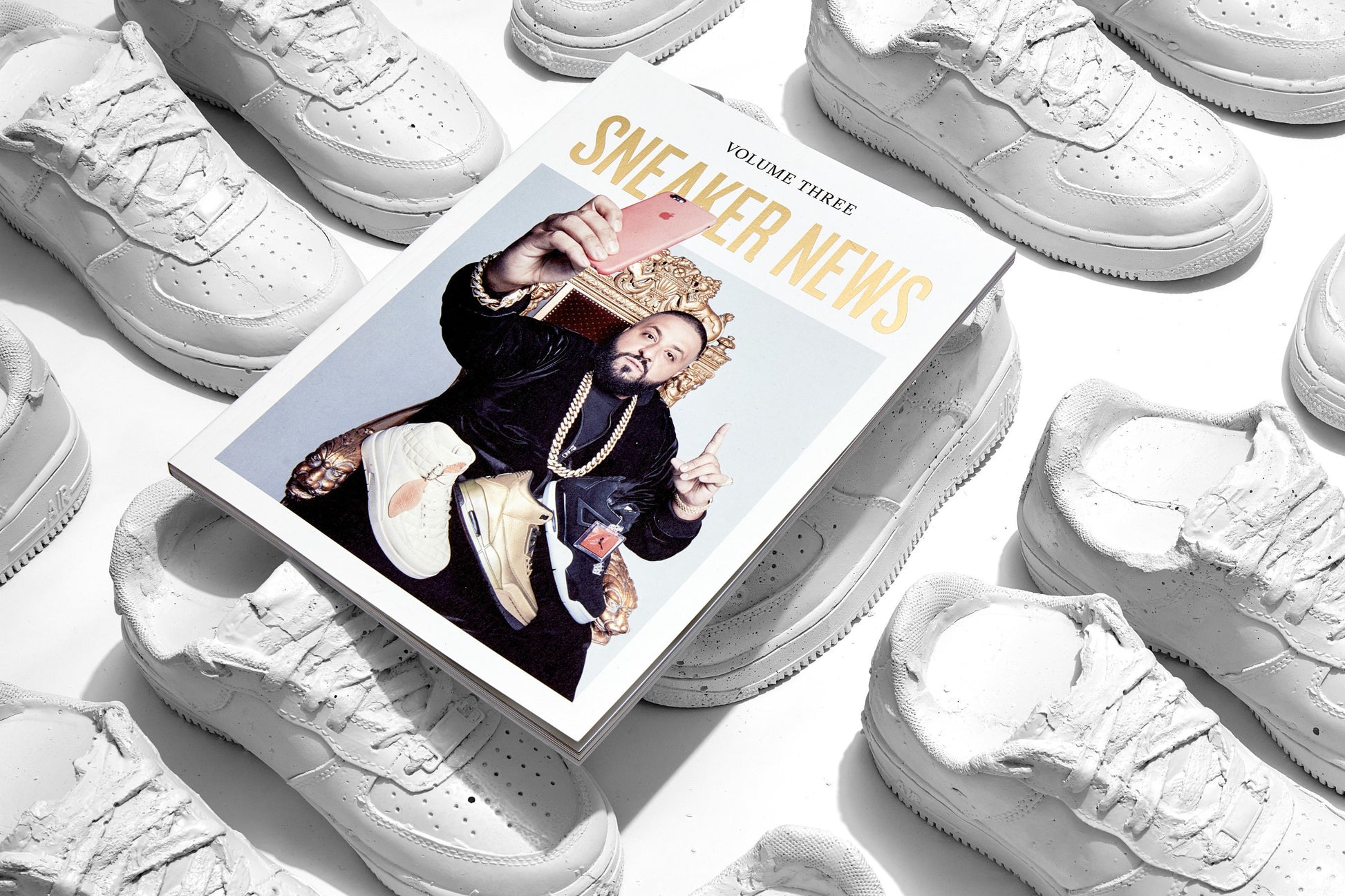 Sneaker News Vol 3 Magazine - DJ Khaled Issue (white / multi)